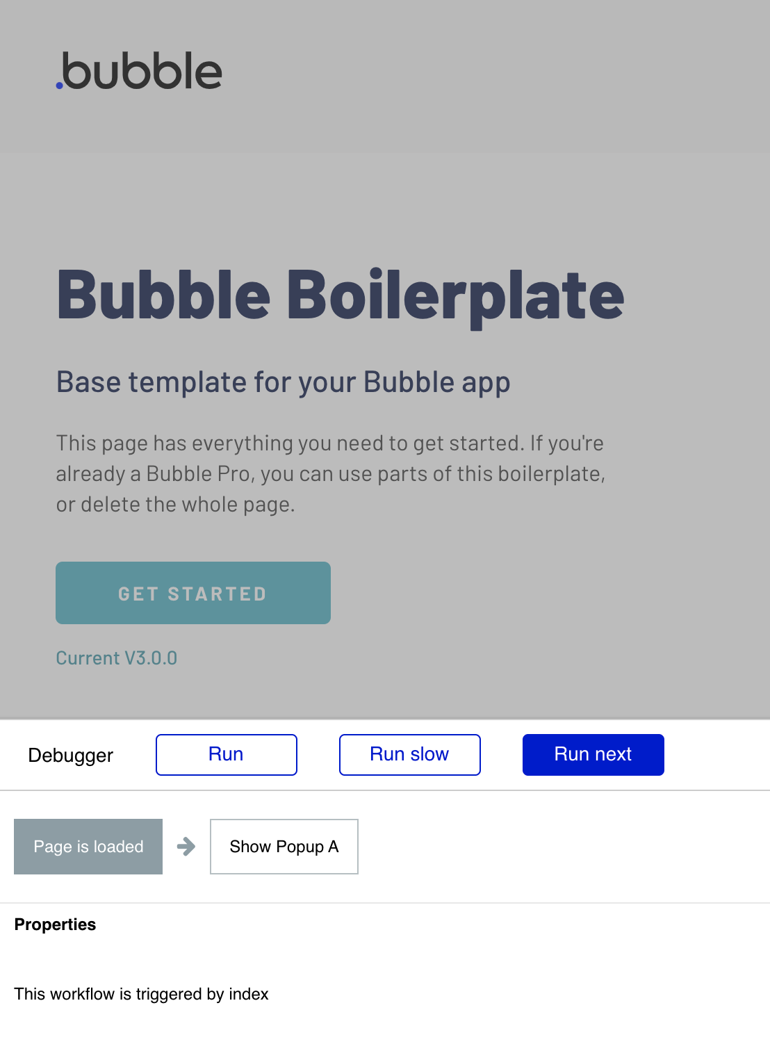 How to Use the Page Load Event Bubble